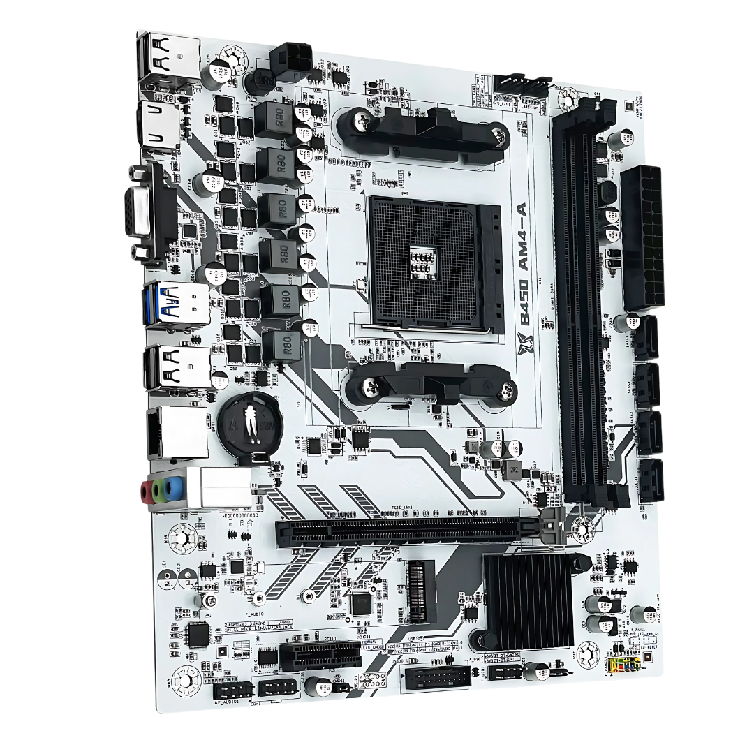 Placa-Mãe MACHINIST B450 AM4-A DDR4 M.2 NVMe HDMI VGA PCIe 3.0 - Teconaire