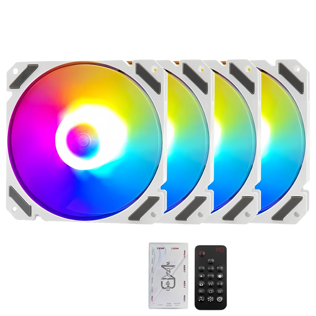 Cooler RGB ARGB PWM 120mm para Gabinete e Radiador - Teconaire