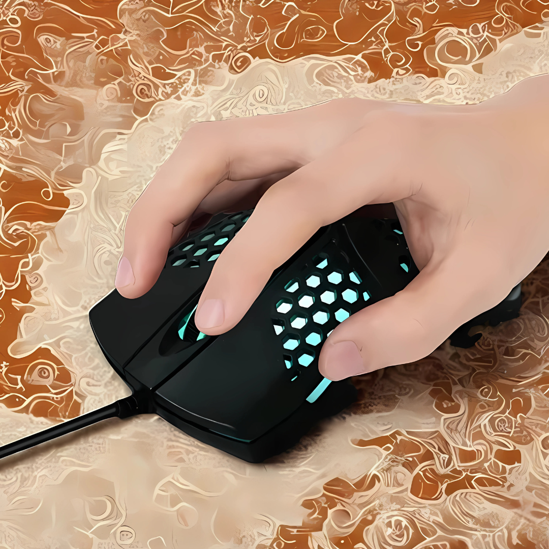 Mouse Óptico com Fio USB RGB - Teconaire