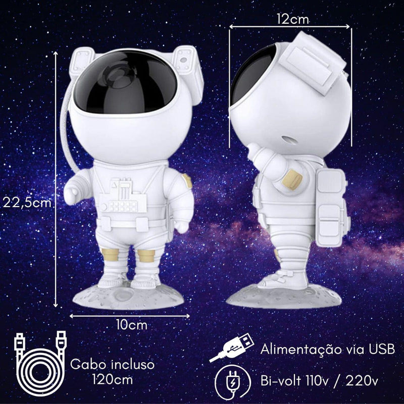 Astronauta Bagzum™ | Projetor de galáxia estreladas