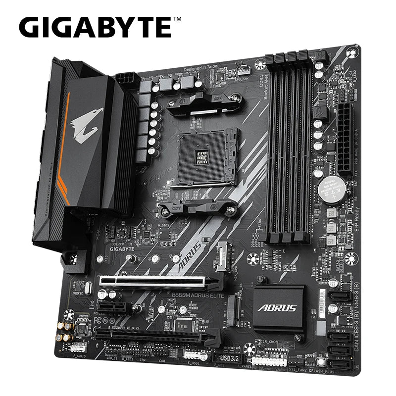 Placa-Mãe B550M AORUS ELITE - Teconaire