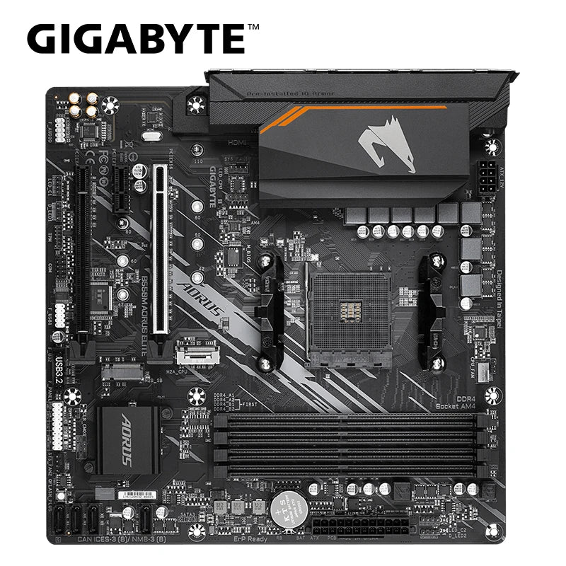 Placa-Mãe B550M AORUS ELITE - Teconaire