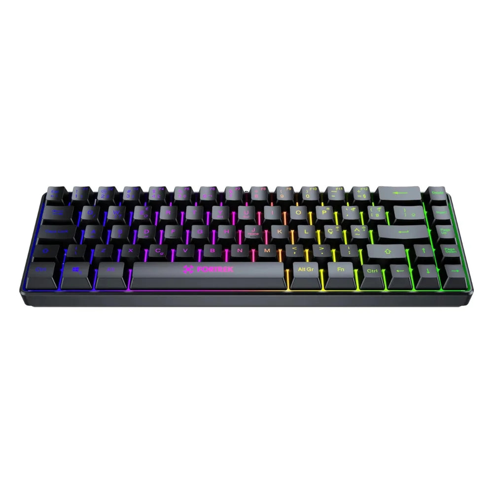 Teclado Gamer Fortrek Fearless 65 Compact RGB - Teconaire