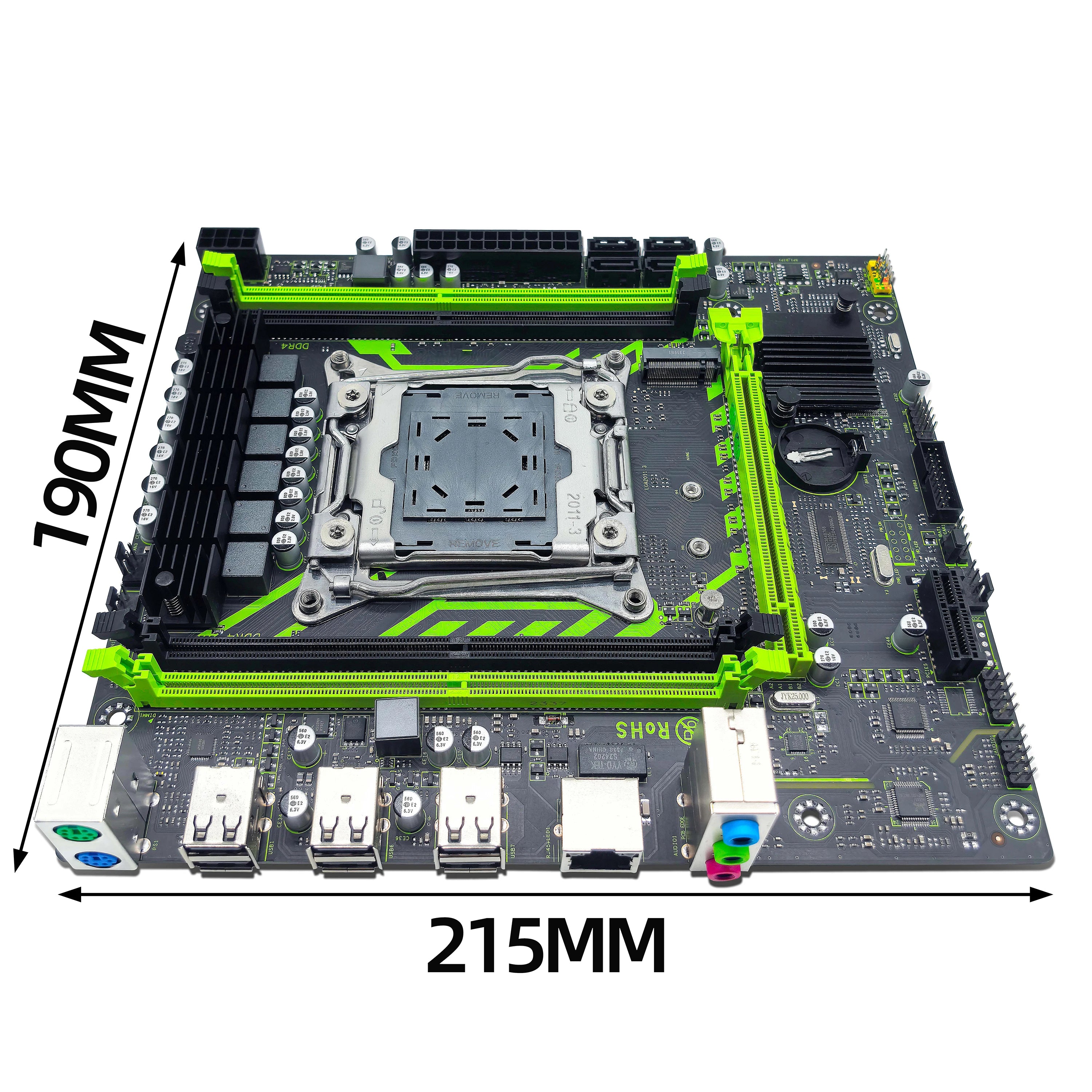 Kit ZSUS X99-8D4 Placa-Mãe + Xeon E5-2650 V4 + 16GB DDR4 2133MHz ECC REG - Teconaire