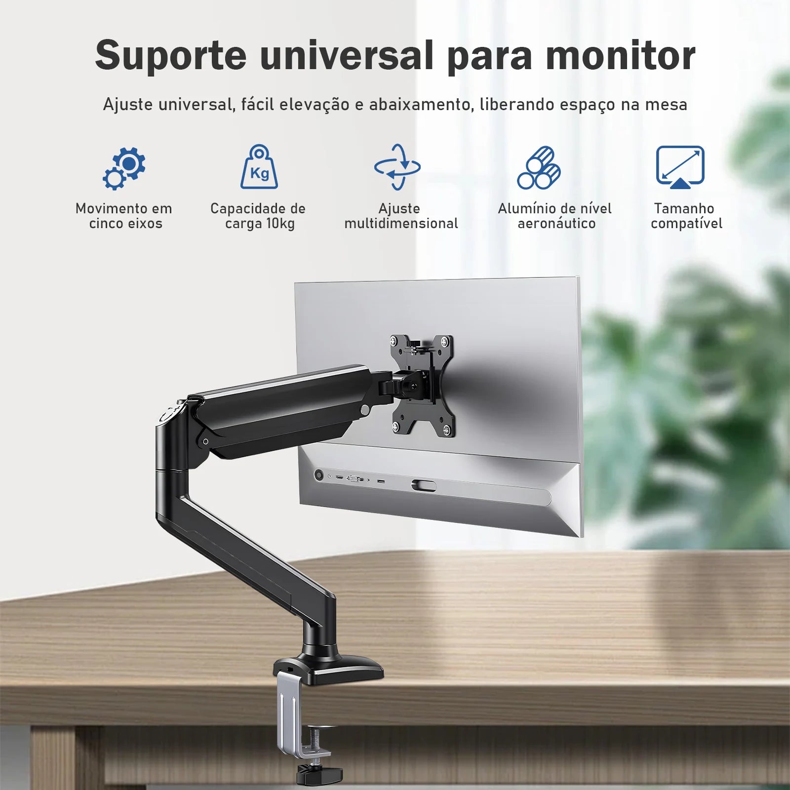 Suporte Articulado para Monitor 14" a 32" COIBEU - Teconaire