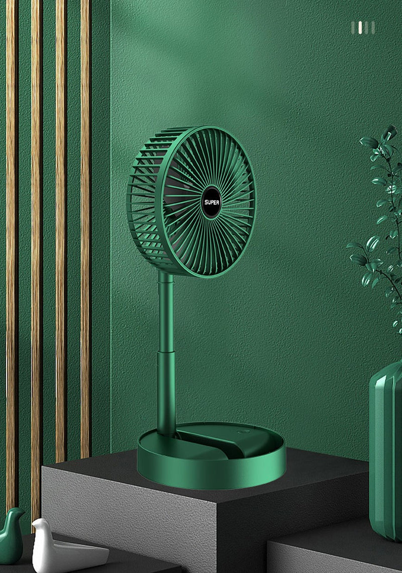 Ventilador Inovador Tecnológico Bagzum™ - Dobrável, portátil e com carregador USB