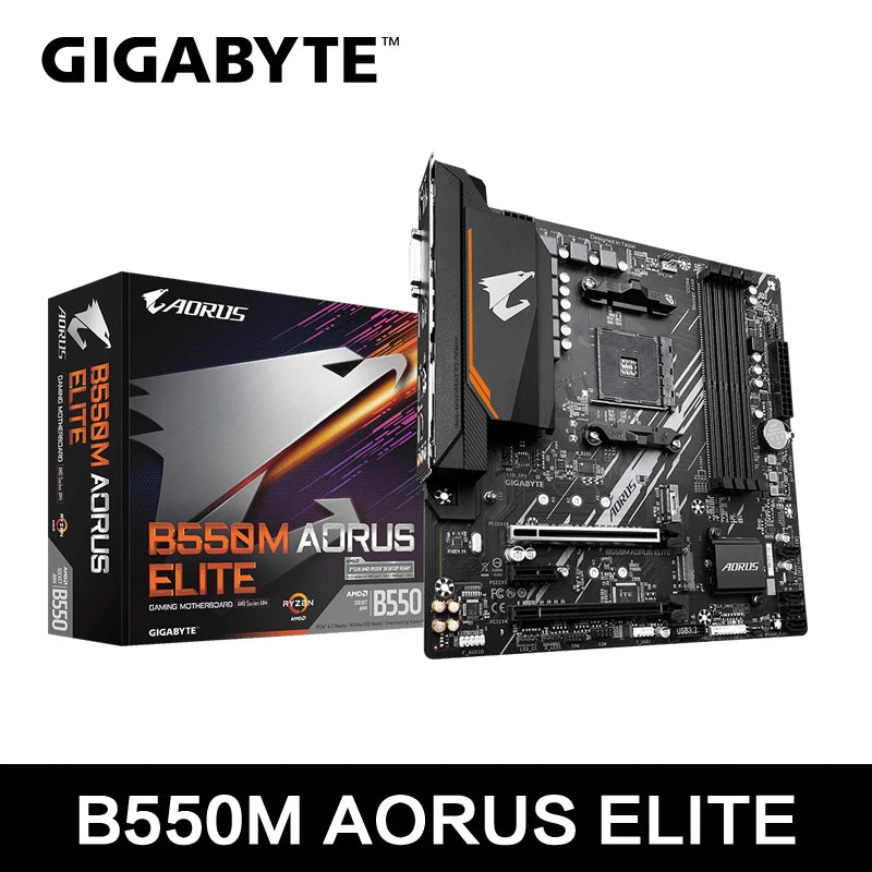 Placa-Mãe B550M AORUS ELITE - Teconaire