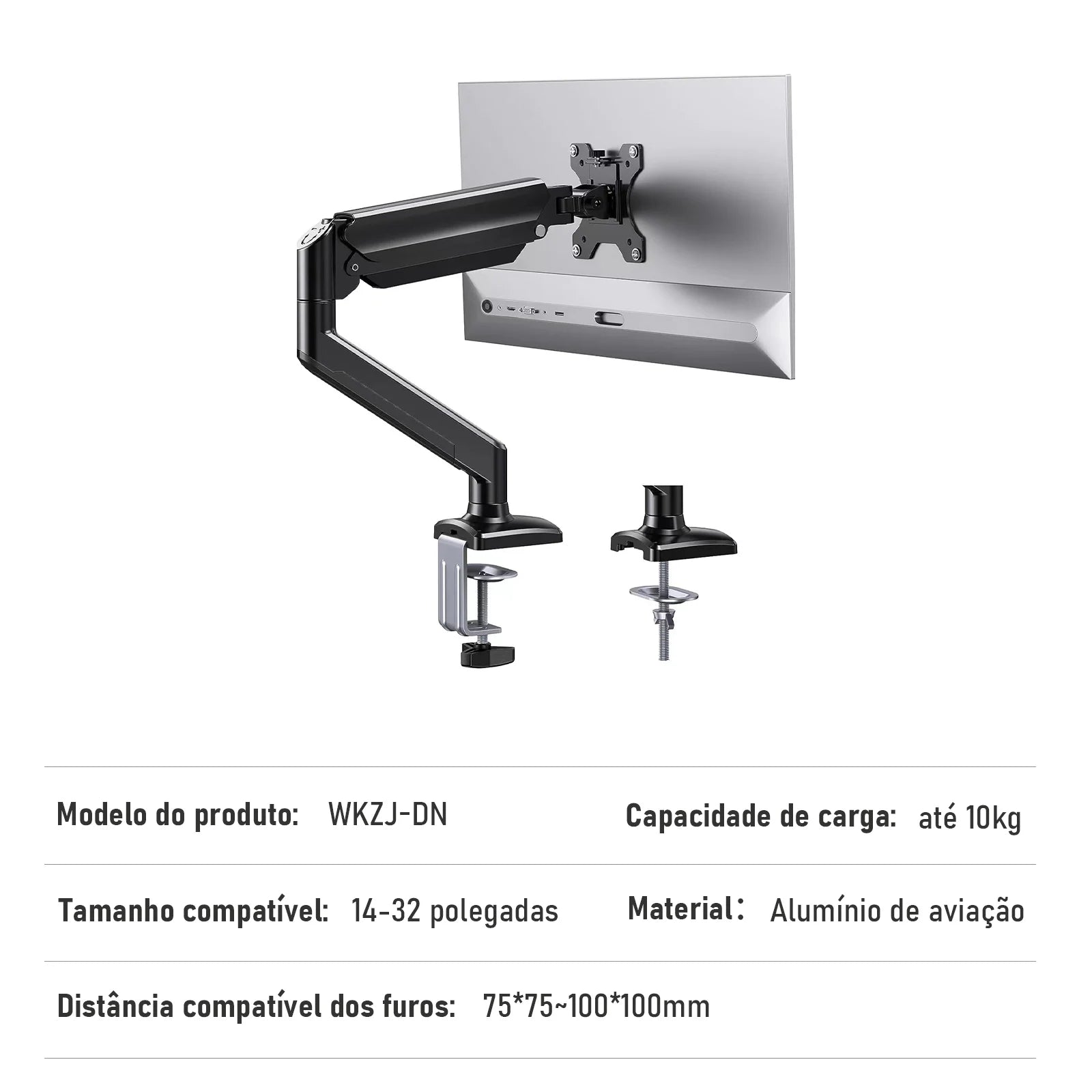 Suporte Articulado para Monitor 14" a 32" COIBEU - Teconaire