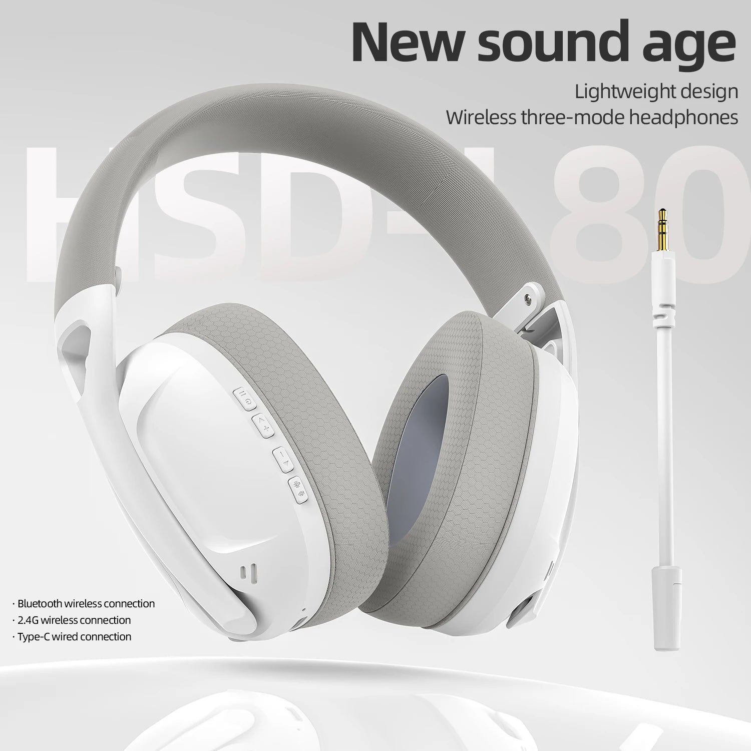 Fone Bluetooth Gamer SmailWolf L80 3 Modos - Teconaire