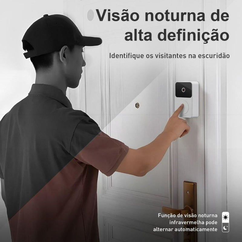 Campainha com Câmera Wifi Bagzum™